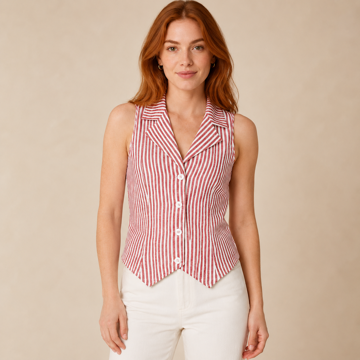 The Riviera Stripe Vest